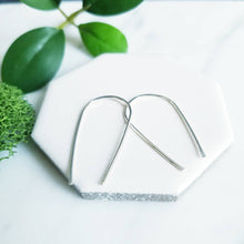 Load image into Gallery viewer, Forged Teardrop Sterling Silver Earrings
