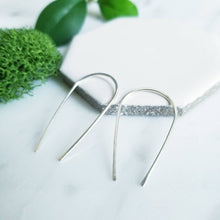 Load image into Gallery viewer, Forged Teardrop Sterling Silver Earrings
