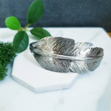 Load image into Gallery viewer, Forged Sterling Silver Feather Cuff
