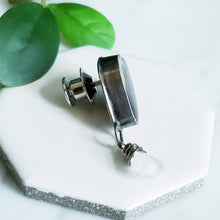 Load image into Gallery viewer, Resin &amp; Sterling Silver Brooch Pin
