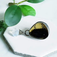 Load image into Gallery viewer, Resin &amp; Sterling Silver Brooch Pin
