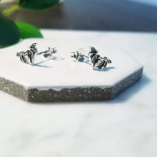 Load image into Gallery viewer, Sterling Silver Bat Post, Stud Earrings
