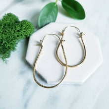 Load image into Gallery viewer, Forged 14K GF Hoop Earrings
