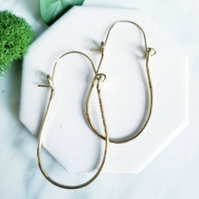 Load image into Gallery viewer, Forged 14K GF Hoop Earrings
