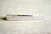 Load image into Gallery viewer, Brushed Finish Sterling Silver Tie Bar or Tie Clip
