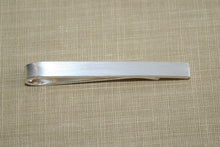 Load image into Gallery viewer, Brushed Finish Sterling Silver Tie Bar or Tie Clip
